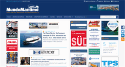 Desktop Screenshot of mundomaritimo.cl